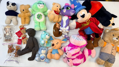 Lot various plush stuffed - lot, of